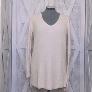 Old Navy Cream Waffle Knit Tunic Top Large